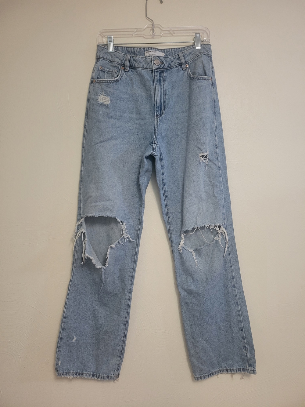 Garage Distressed 90's Straight Jeans Size 29